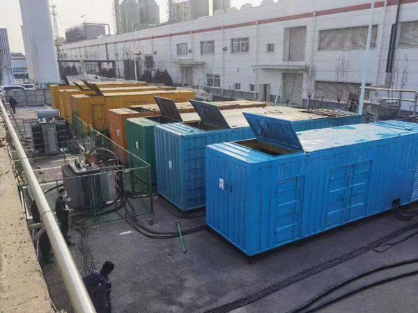 宝坻柴油发电机出租案例展示